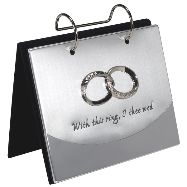 Le Prise™ Metal Wedding Album Wayfair